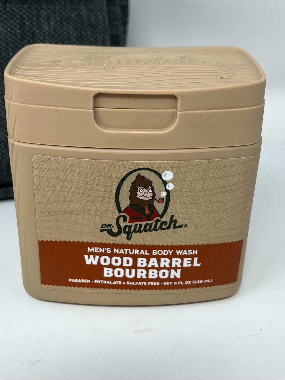 DR. SQUATCH BUNDLE WOOD BARREL BOURBON SOAP BODY WASH DEODORANT ZIP BAG SHIRT - Picture 3 of 15